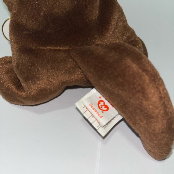 TY Beanie Baby - Seaweed the Otter - P.V.C Retired w. Tag Errors (1995/1996) - Picture 4 of 5